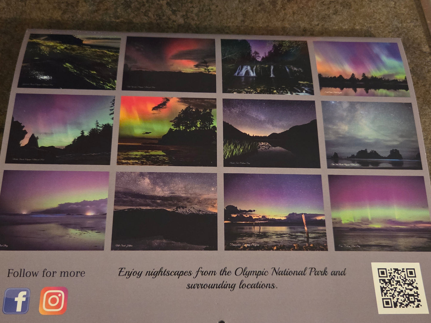 2026 Calendar Olympic Nightscapes